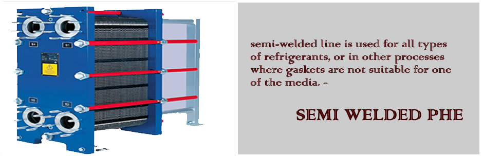 Industrial semi-welded line